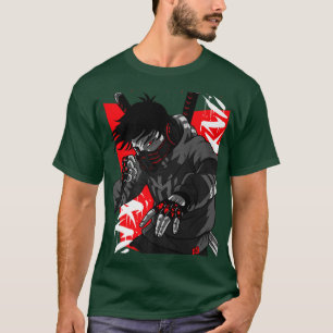 Cool Futuristic Ninja Steampunk Samurai Maskierter T-Shirt