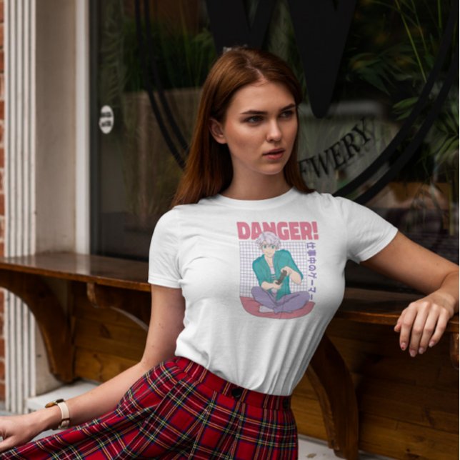 Cool Gamer Anime Boy T-Shirt (Von Creator hochgeladen)