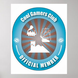 Cool Gamer Club Poster