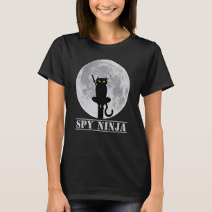 Cool Gaming Spy Monat Ninja Gamer Boy Kinder Katze T-Shirt