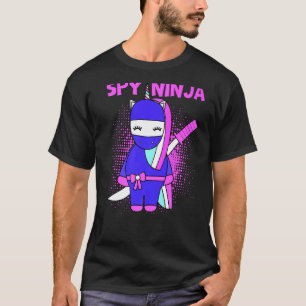 Cool Gaming Spy Unicorn Ninja Gamer Boy Girl Kinde T-Shirt