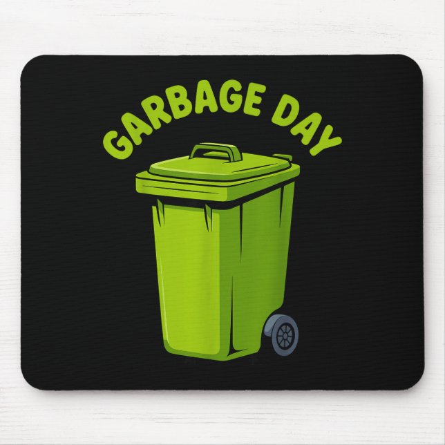 Cool Garbage Truck Art For Men Women Kids Garbage  Mousepad (Vorne)