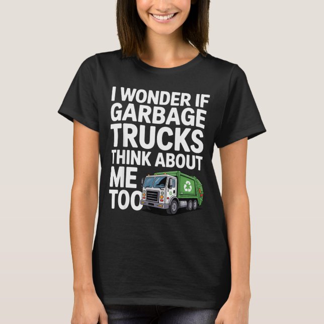 Cool Garbage Truck Design For Men Women Trash Garb T-Shirt (Vorderseite)
