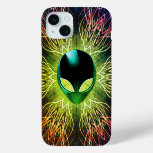 Cool Geeky Sci-fi Fraktal Art Alien Case-Mate iPhone Hülle