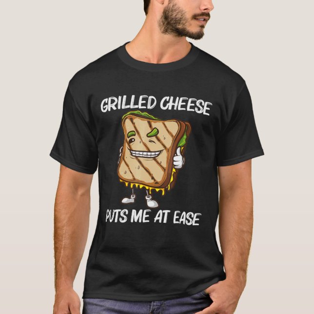 Cool gegrillter Käse Kunst für Männer Frauen Sandw T-Shirt (Vorderseite)