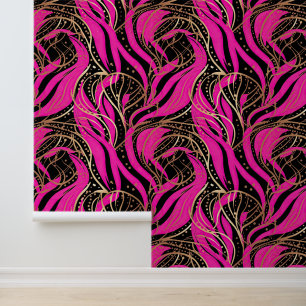 Cool gekacheltes rosa Muster Tapete