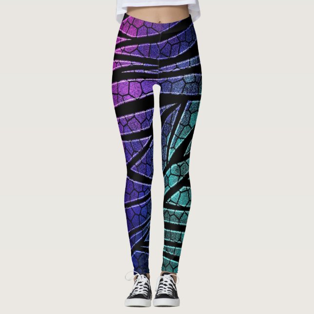 Cool geometrisch    - Leggings (Vorderseite)