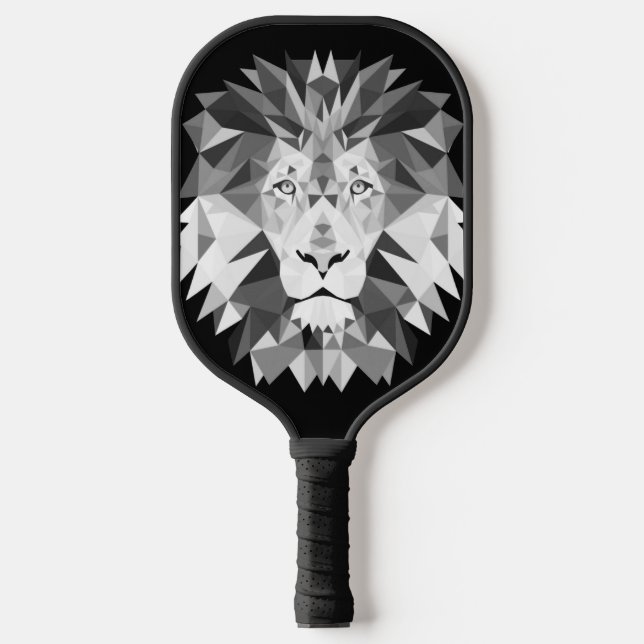 Cool geometrischer Lötkopf Pickleball Schläger (Vorderseite)