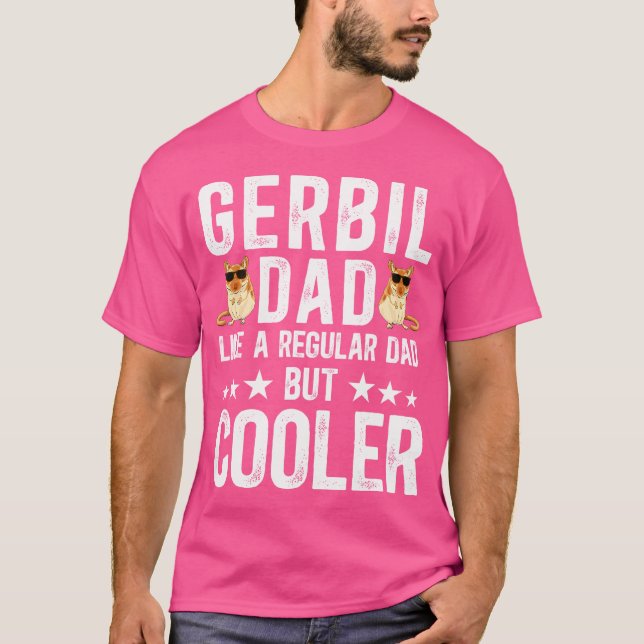 Cool Gerbil Vater Gerbil Lover Gerbils T-Shirt (Vorderseite)