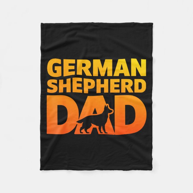 Cool German Shepherd Design For Men Boys Dog Lover Fleecedecke (Vorderseite)