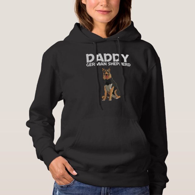 Cool German Shepherd For Men Dad GSD Dog  K9 Owner Hoodie (Vorderseite)