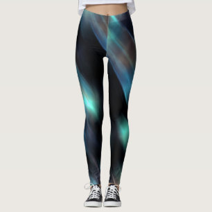 Cool gestrichener Glitzer Wasserfarbenpinsel Schla Leggings