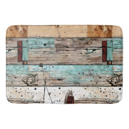 Cool gestrichenes Holz Badematte