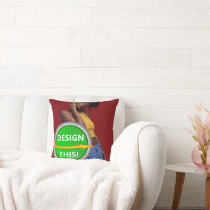 COOL! Gewindekissen 16" x 16" Baumwolle - individu Kissen