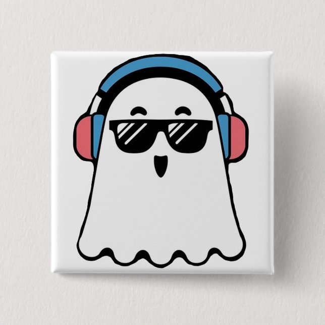Cool Ghost Button (Vorderseite)