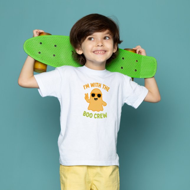 Cool Ghost Halloween T-Shirt | Funny Kids Tee (Von Creator hochgeladen)