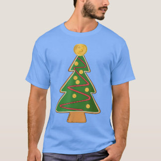 Cool Ginger Brot Bitcoin Weihnachtsbaum Funny App T-Shirt