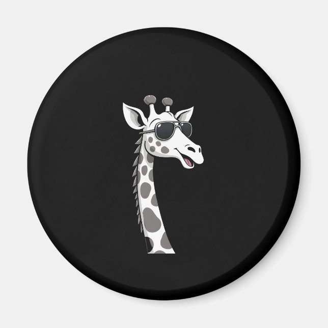 Cool Giraffe Art For Men Women Kids Animal Lover A Magnet (Vorne)