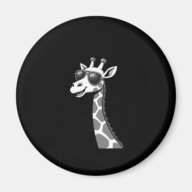 Cool Giraffe Art For Men Women Kids Animal Lover A Magnet (Vorne)