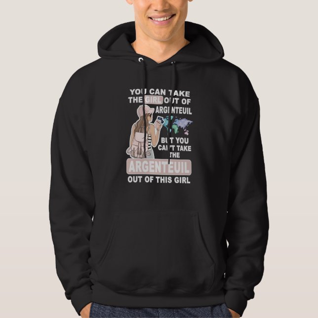 Cool Girl from Argenteuil City Proud Argenteuil Gi Hoodie (Vorderseite)