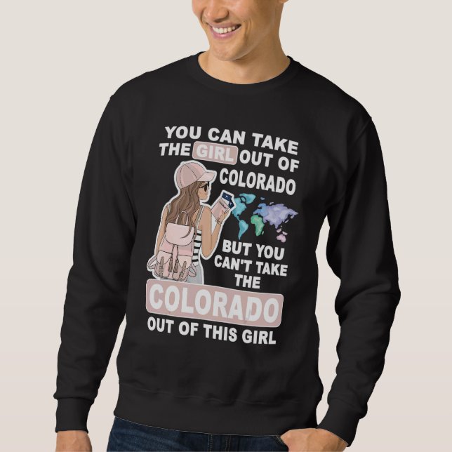 Cool Girl from Colorado  Proud Colorado Sweatshirt (Vorderseite)