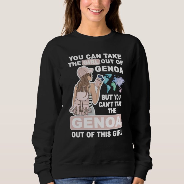 Cool Girl from Genoa City Proud Genoa Girl Sweatshirt (Vorderseite)