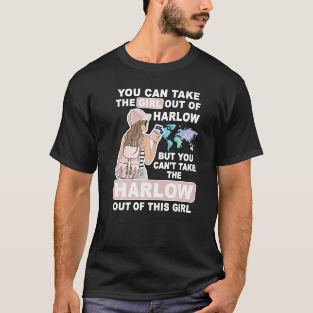 Cool Girl from Harlow City  Proud Harlow Girl T-Shirt (Vorderseite)