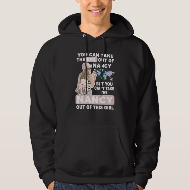 Cool Girl from Nancy City Proud Nancy Girl Hoodie (Vorderseite)
