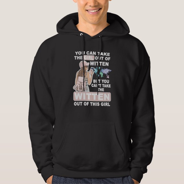 Cool Girl from Witten City Proud Witten Girl Hoodie (Vorderseite)