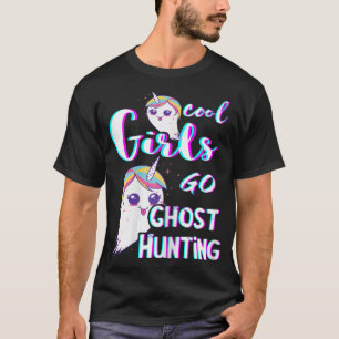 Cool Girls Go Geist Jagd Paranormal Geisterhilfe T-Shirt