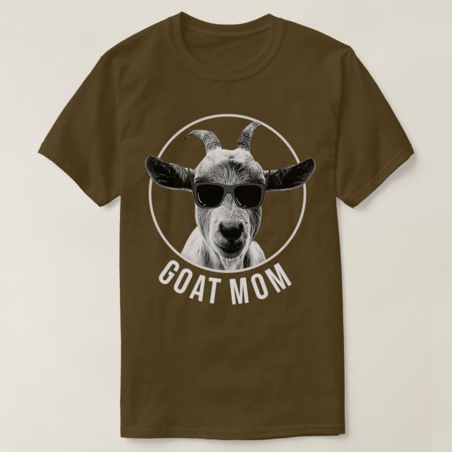 Cool Goat Pun for a Goat Mom  T-Shirt (Design vorne)