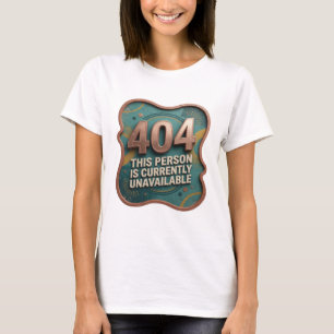 Cool Gold DIESE PERSON IST DERZEIT NICHT VERFÜGBAR T-Shirt