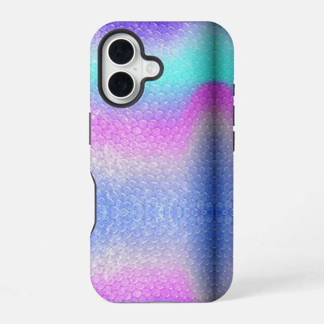 Cool Gold Sparkle Mermaid Phone Case iPhone 16 Hülle (Rückseite)