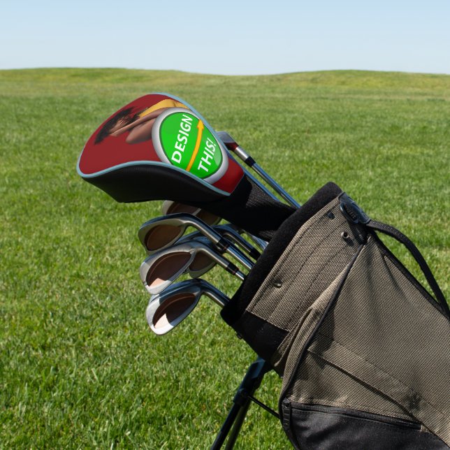 COOL! Golf Driver Head Cover - Light Blue Trial Headcover (In SItu)