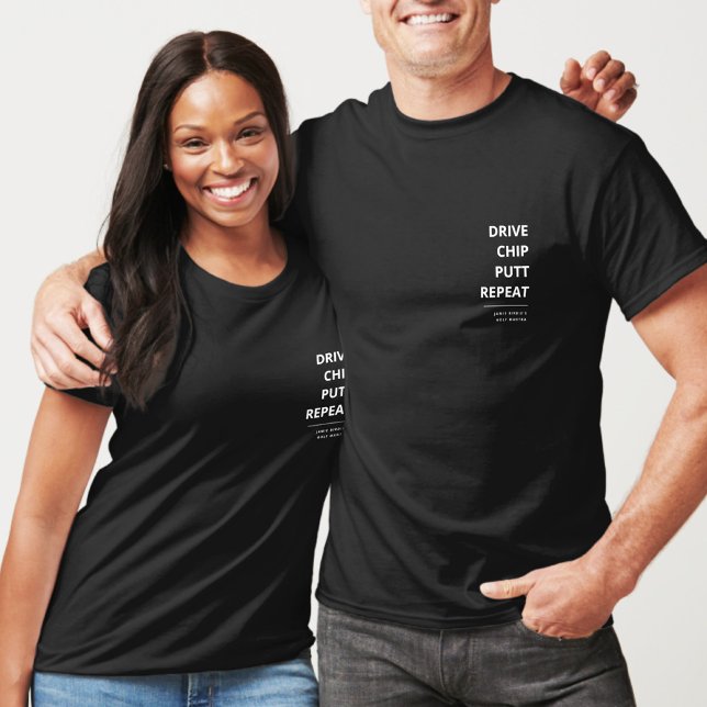 COOL GOLF VATHER'S DRIVE CHIP PUTT REPEAT T-Shirt (Von Creator hochgeladen)