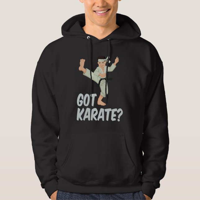 Cool Got Karate Fighting Move Karate Instructors Hoodie (Vorderseite)