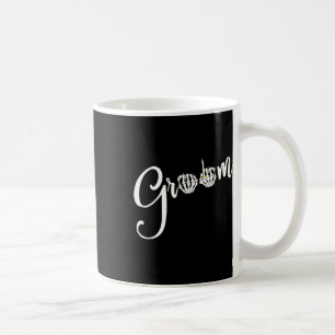 Cool Goth Groom Bride Skull Skeleton Ring Finger G Kaffeetasse