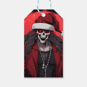 Cool Goth Punk Skull Anime Santa Demon Geschenkanhänger