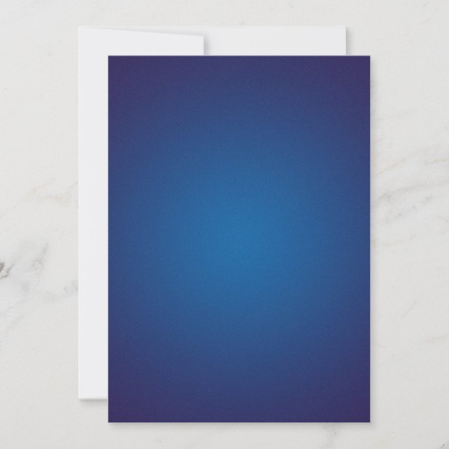 Cool Grainy Deep Blue Vignette (Vorderseite)
