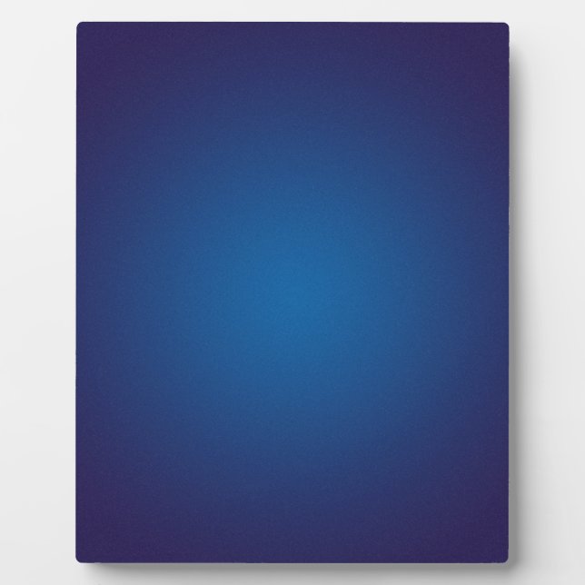 Cool Grainy Deep Blue Vignette Fotoplatte (Vorderseite)