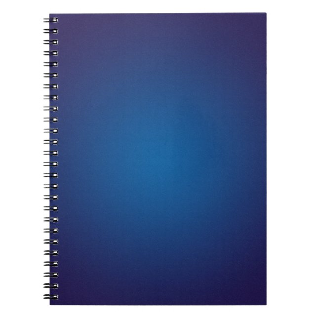 Cool Grainy Deep Blue Vignette Notizblock (Vorderseite)
