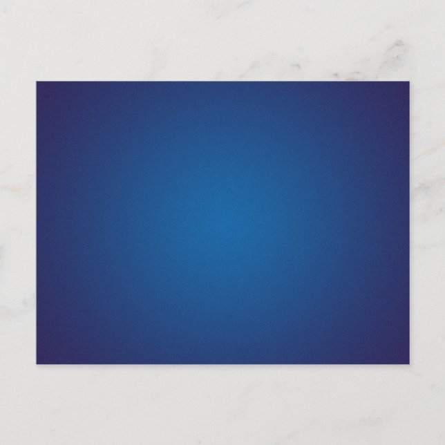 Cool Grainy Deep Blue Vignette Postkarte (Vorderseite)