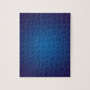 Cool Grainy Deep Blue Vignette Puzzle