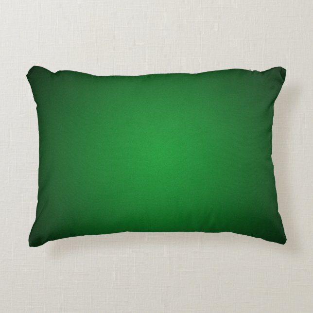 Cool Grainy Green-Black Vignette Dekokissen (Vorderseite)