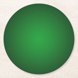 Cool Grainy Green-Black Vignette Runder Pappuntersetzer