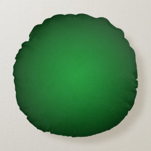 Cool Grainy Green-Black Vignette Rundes Kissen