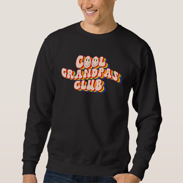 Cool Grandpas Club LGBTQ Pride Gay Pride Rainbow L Sweatshirt (Vorderseite)