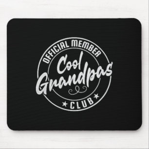 Cool Grandpas Club Offiziell Mitglied Vintag Mousepad