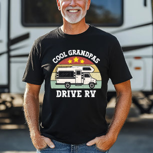 "Cool Grandpas Drive RV" Funny T - Shirt