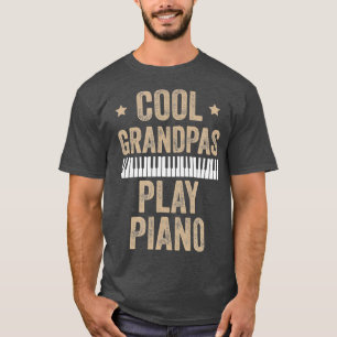 Cool Grandpas Piano Piano Pianist Pianist T-Shirt